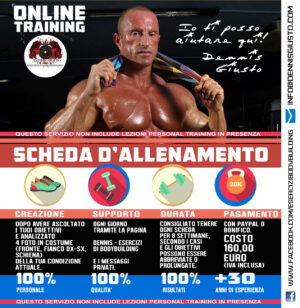 Scheda d'allenamento online